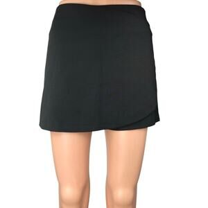 Stradivarius Women's Black High Waist Straight Pencil Mini Skirt Skort Size XS